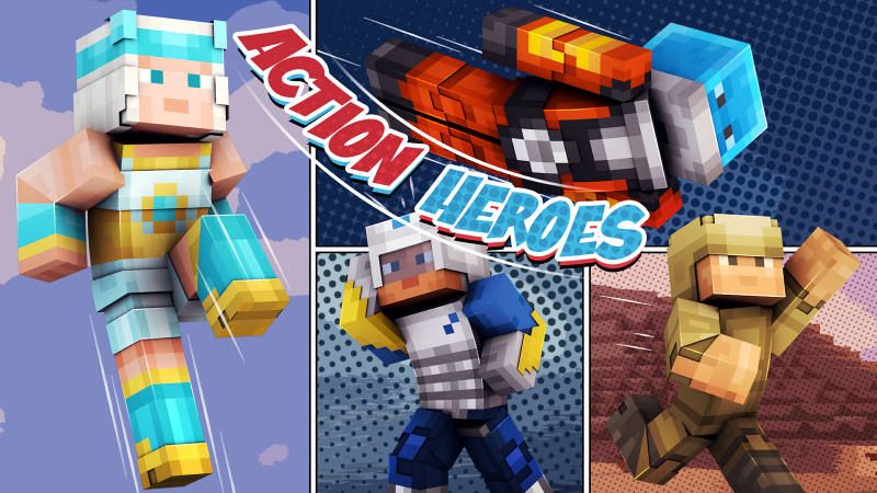 Action Heroes on the Minecraft Marketplace by 57Digital