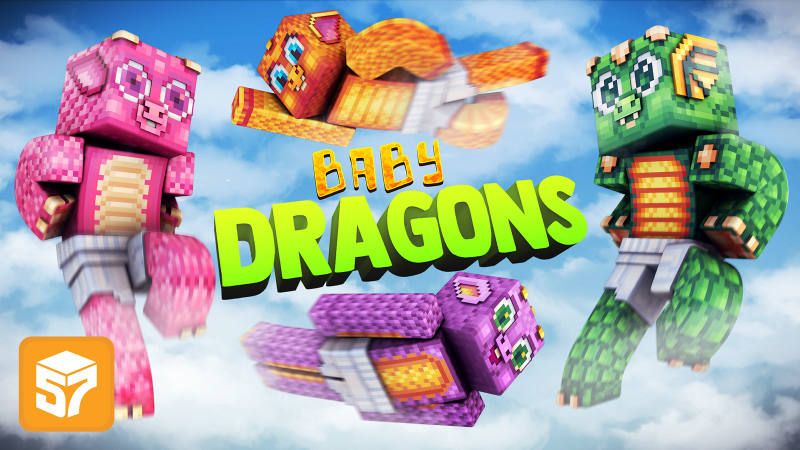 Baby Dragons on the Minecraft Marketplace by 57Digital