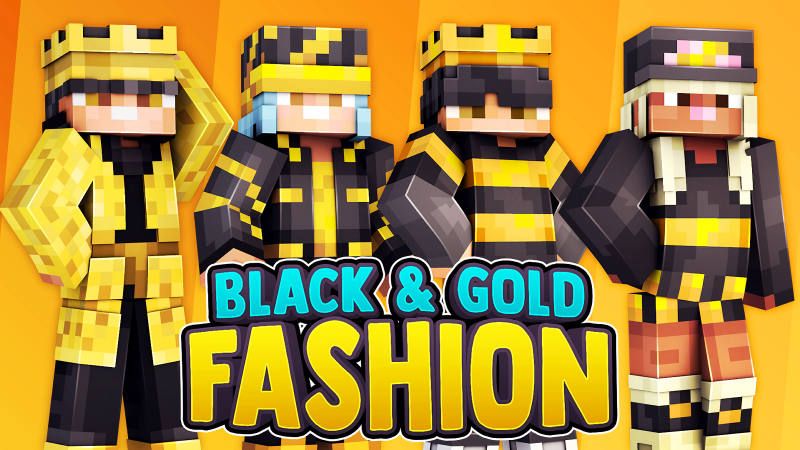 Black & Gold Fashion on the Minecraft Marketplace by 57Digital