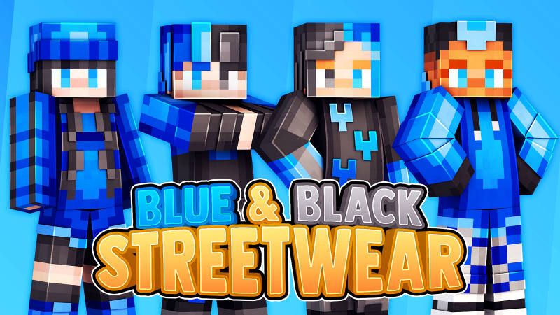 Blue & Black Streetwear on the Minecraft Marketplace by 57Digital