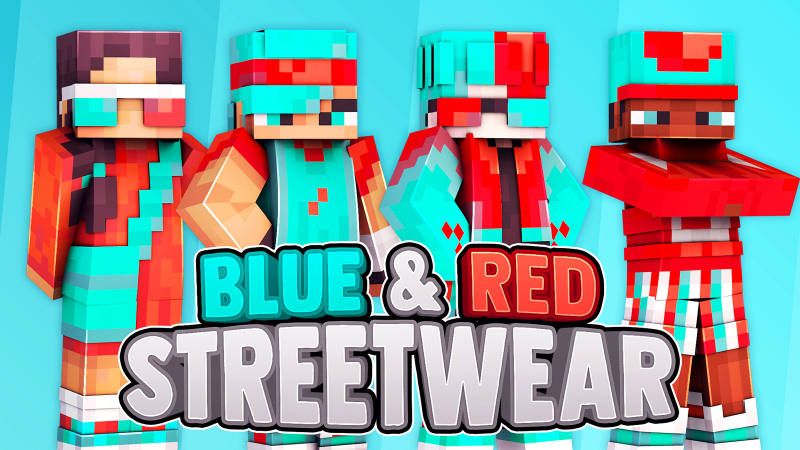 Blue & Red Streetwear on the Minecraft Marketplace by 57Digital