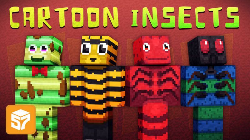 Cartoon Insects on the Minecraft Marketplace by 57Digital