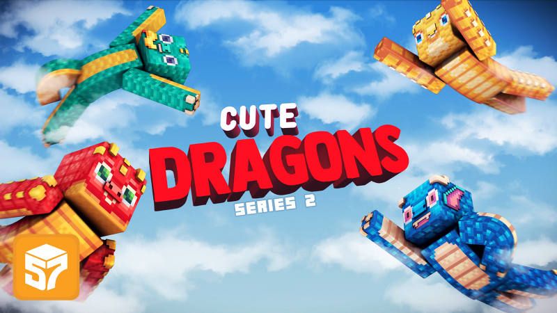 Cute Dragons Series 2 on the Minecraft Marketplace by 57Digital