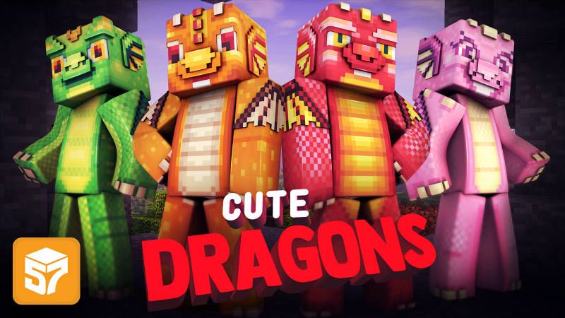 Cute Dragons on the Minecraft Marketplace by 57Digital