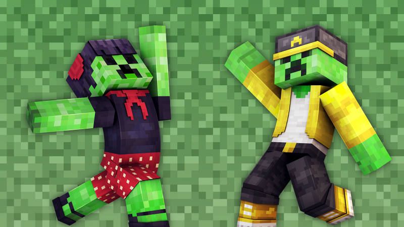 Dancing Creepers on the Minecraft Marketplace by 57Digital