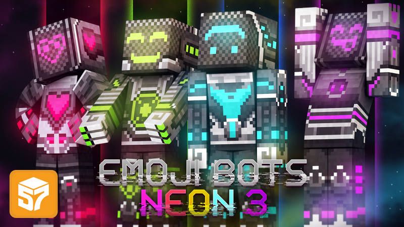 Emoji Bots: Neon 3.0 on the Minecraft Marketplace by 57Digital