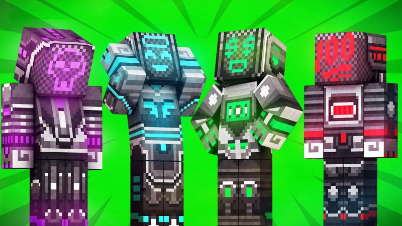 Emoji Bots: Neon 4.0 on the Minecraft Marketplace by 57Digital