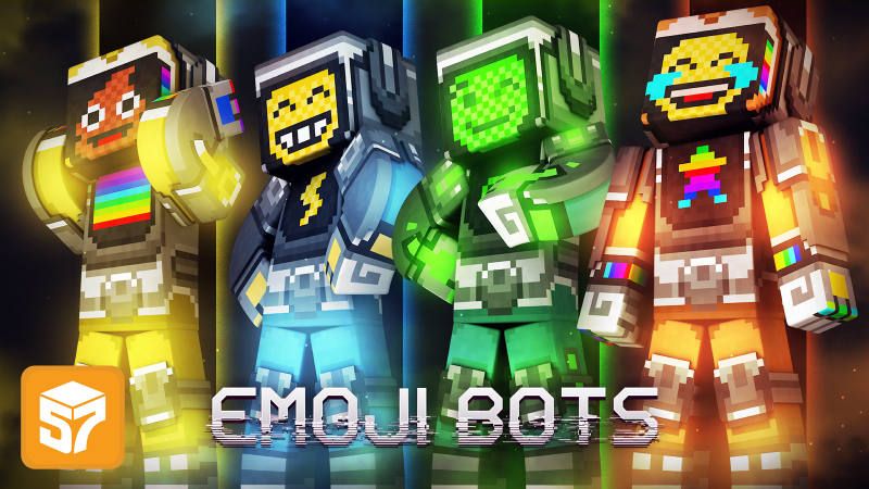 Emoji Bots on the Minecraft Marketplace by 57Digital