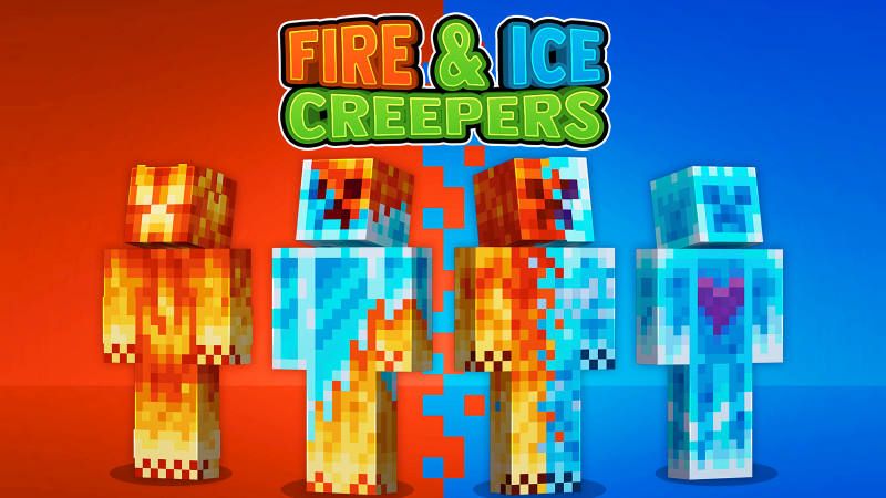 Fire & Ice Creepers on the Minecraft Marketplace by 57Digital