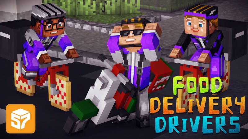 Food Delivery Drivers on the Minecraft Marketplace by 57Digital