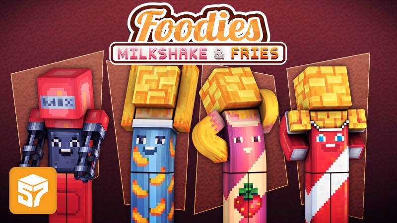 Foodies: Milkshake & Fries on the Minecraft Marketplace by 57Digital