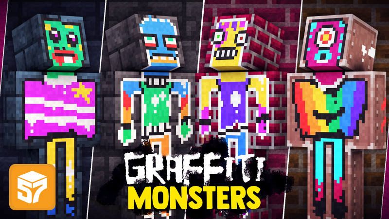 Graffiti Monsters on the Minecraft Marketplace by 57Digital