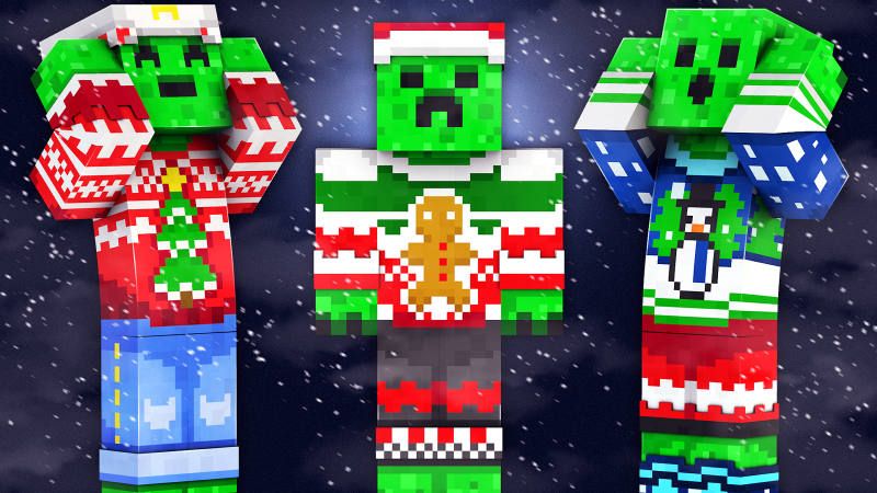 Holiday Creepers on the Minecraft Marketplace by 57Digital