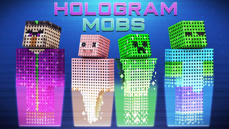 Hologram Mobs on the Minecraft Marketplace by 57Digital