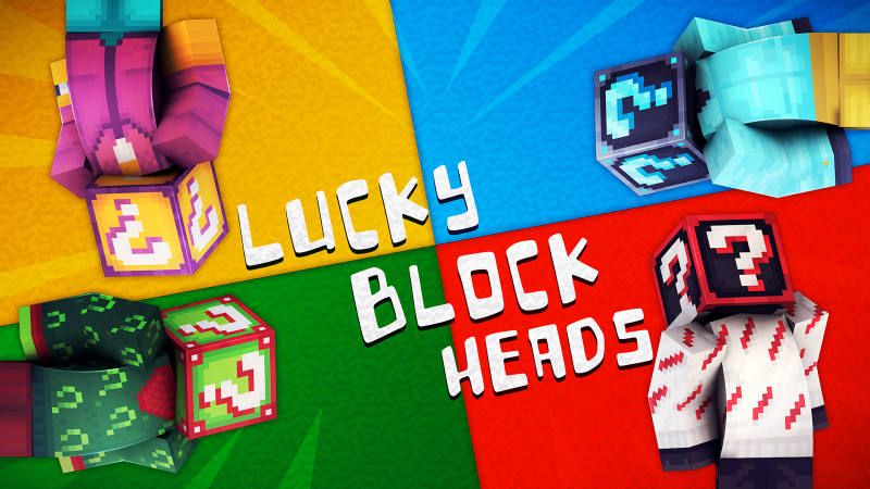 Lucky Block Heads on the Minecraft Marketplace by 57Digital