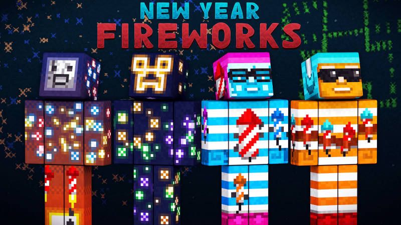 New Year Fireworks on the Minecraft Marketplace by 57Digital