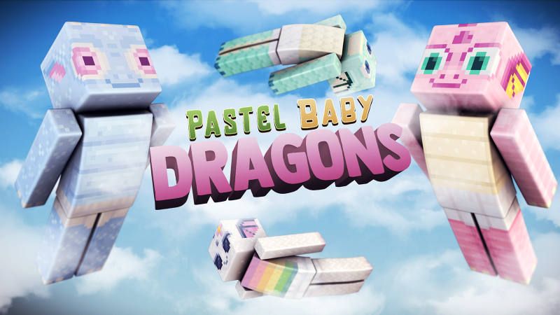 Pastel Baby Dragons on the Minecraft Marketplace by 57Digital