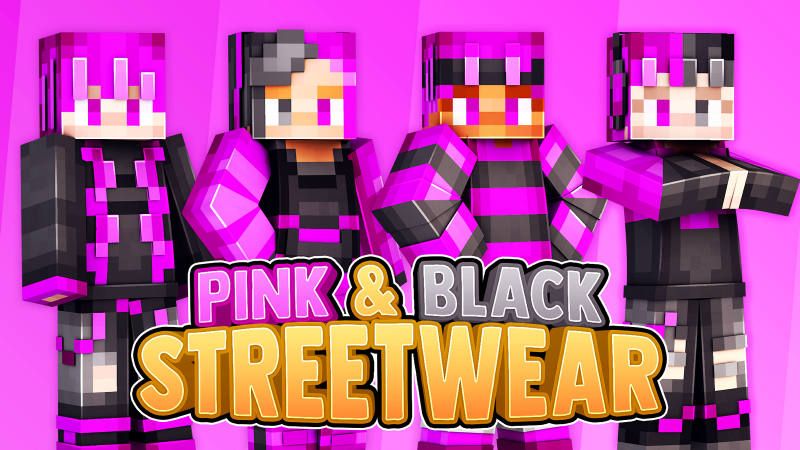 Pink & Black Streetwear on the Minecraft Marketplace by 57Digital