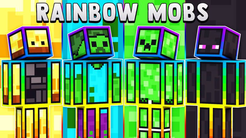 Rainbow Mobs on the Minecraft Marketplace by 57Digital