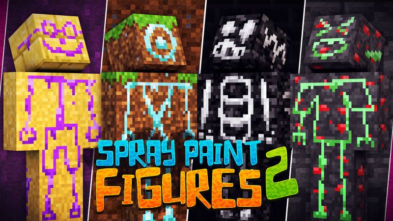 Spray Paint Figures 2 on the Minecraft Marketplace by 57Digital