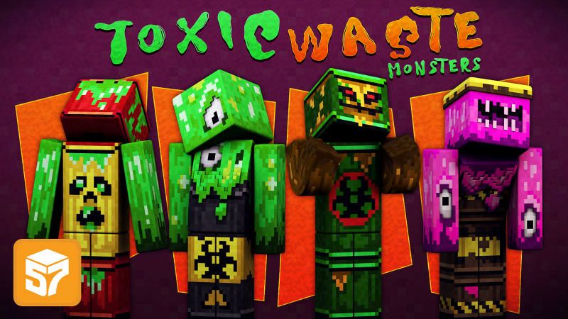 Toxic Waste Monsters on the Minecraft Marketplace by 57Digital