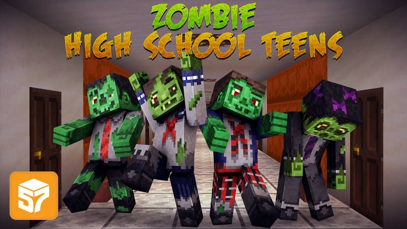 Zombie High School Teens on the Minecraft Marketplace by 57Digital