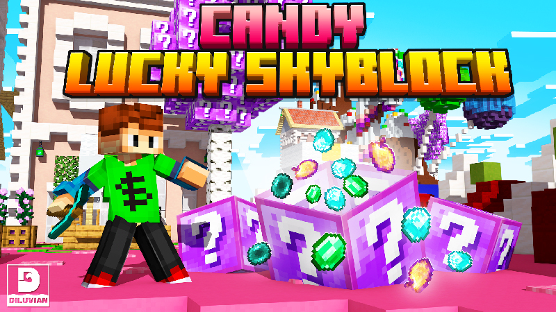 Candy Lucky Skyblock on the Minecraft Marketplace by A30x1