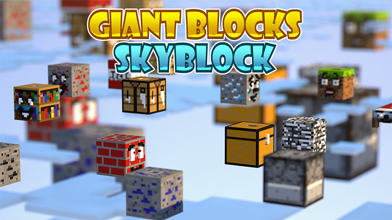 Giant Blocks Skyblock on the Minecraft Marketplace by A30x1