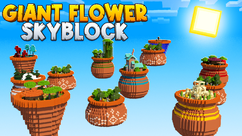 Giant Flower Skyblock on the Minecraft Marketplace by A30x1