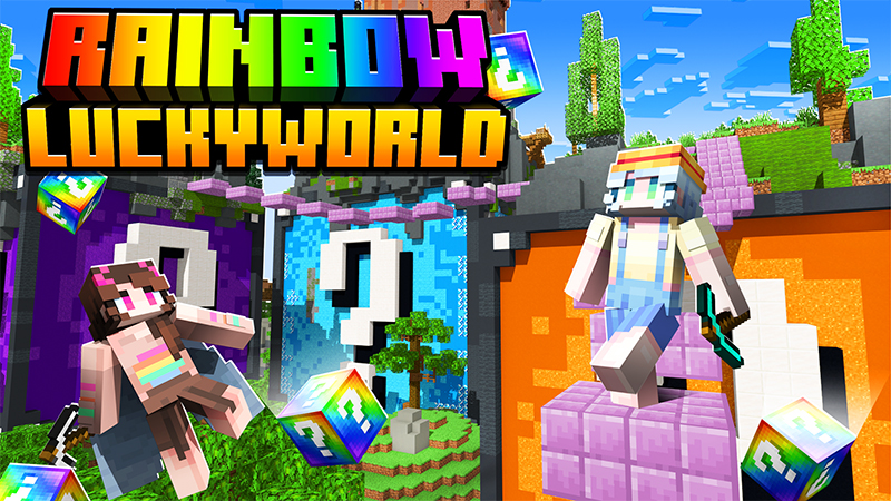 Rainbow Lucky World on the Minecraft Marketplace by A30x1