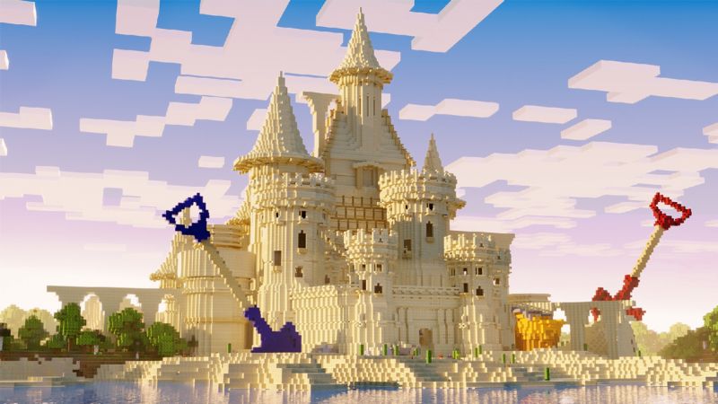 Sand Castle Base on the Minecraft Marketplace by ADD!T!ONS