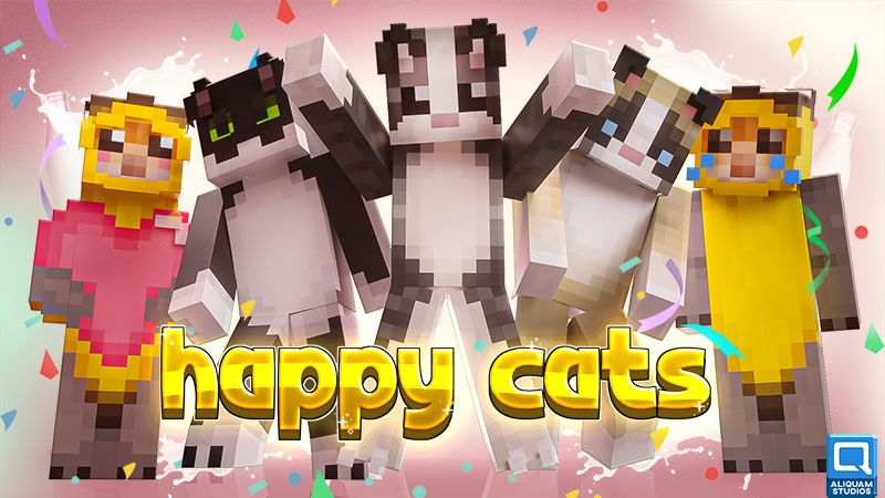 Happy Cats on the Minecraft Marketplace by aliquam-studios