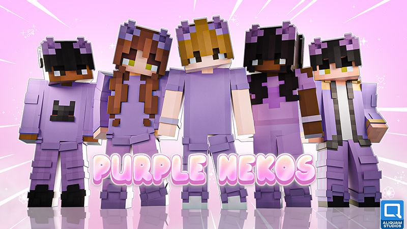 Purple Nekos on the Minecraft Marketplace by Aliquam Studios