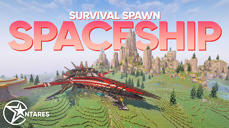 Spaceship Survival Spawn on the Minecraft Marketplace by Antares