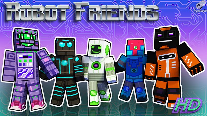 Robot Friends HD on the Minecraft Marketplace by Appacado