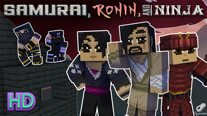 Samurai, Ronin, and Ninja HD on the Minecraft Marketplace by Appacado