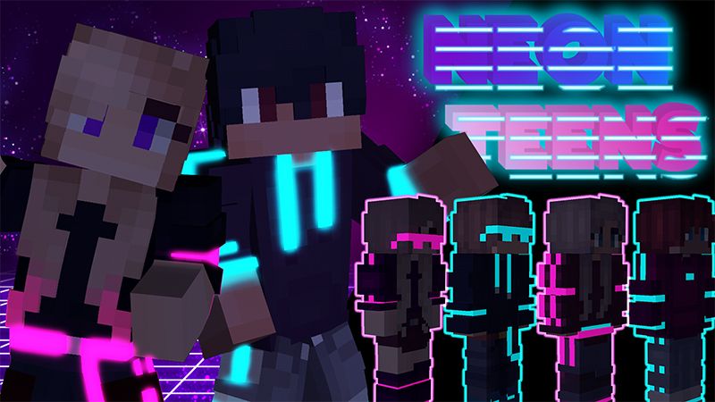 Neon Teens on the Minecraft Marketplace by aquastudio