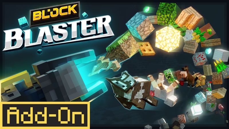 Block Blaster Add-On on the Minecraft Marketplace by AriaCreations