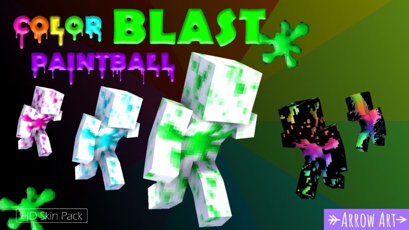 Color Blast: Paintball on the Minecraft Marketplace by Arrow Art Games