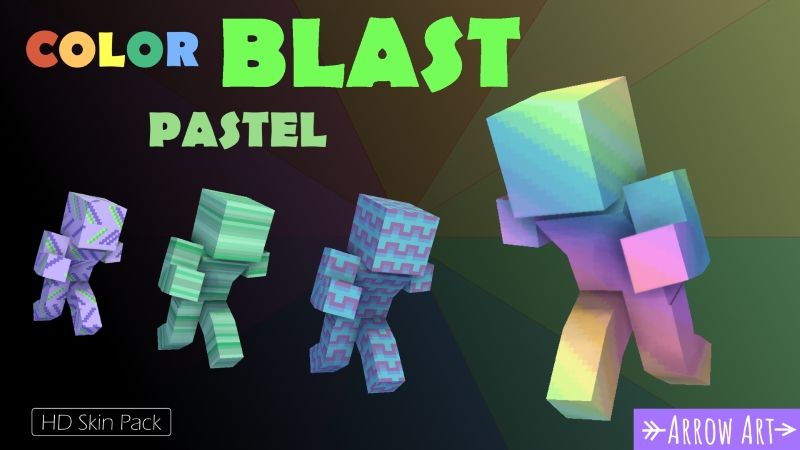 Color Blast: Pastel on the Minecraft Marketplace by arrow-art-games