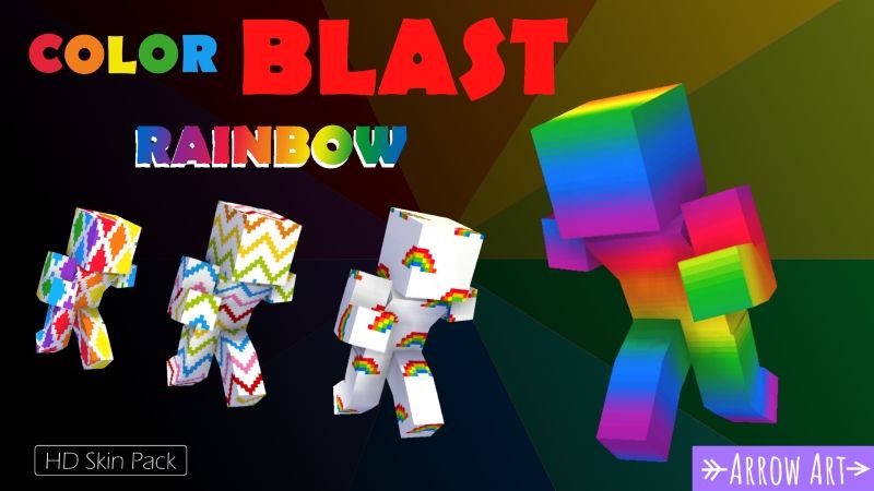 Color Blast: Rainbow on the Minecraft Marketplace by arrow-art-games