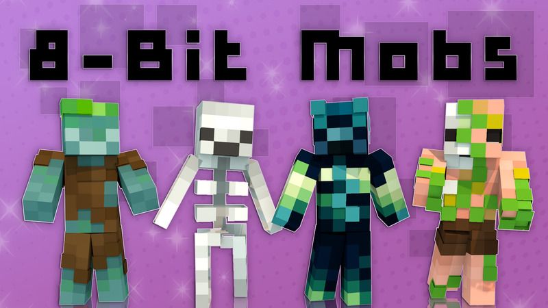 8-Bit Mobs on the Minecraft Marketplace by Asiago Bagels