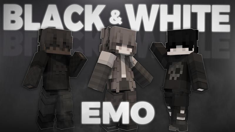 Black & White Emo on the Minecraft Marketplace by Asiago Bagels