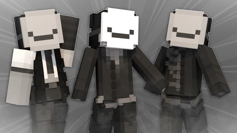 Black & White Masks on the Minecraft Marketplace by Asiago Bagels