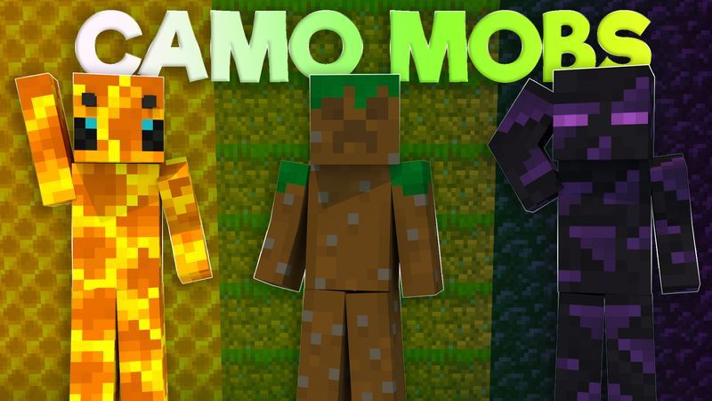 Camo Mobs on the Minecraft Marketplace by Asiago Bagels