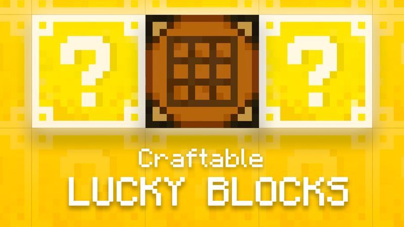 Craftable Lucky Blocks on the Minecraft Marketplace by Asiago Bagels