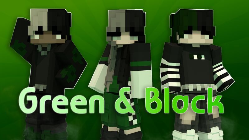 Green and Black on the Minecraft Marketplace by Asiago Bagels