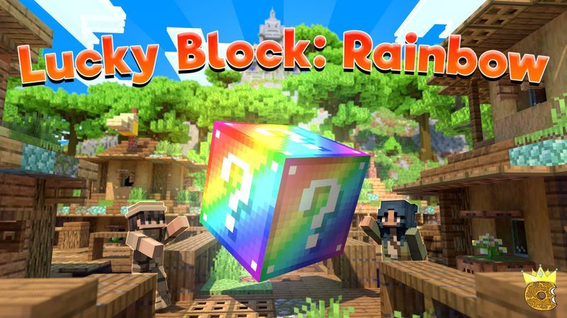 Lucky Block: Rainbow! on the Minecraft Marketplace by Asiago Bagels