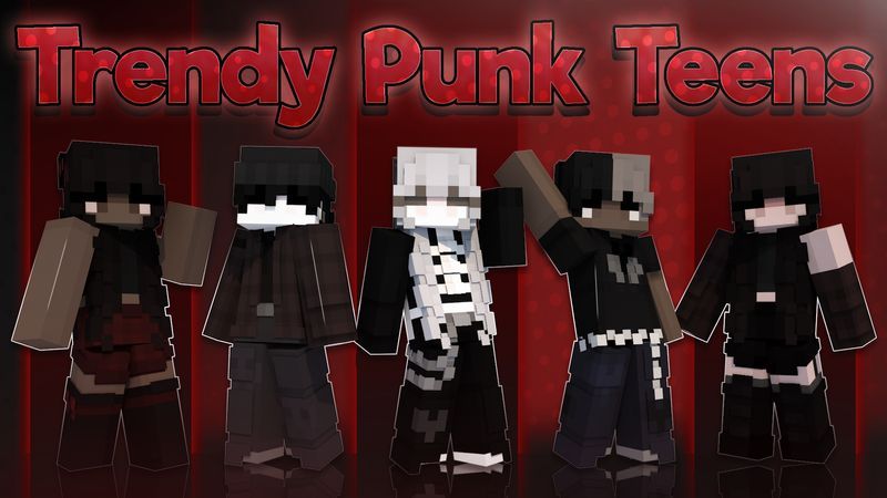 Trendy Punk Teens on the Minecraft Marketplace by Asiago Bagels