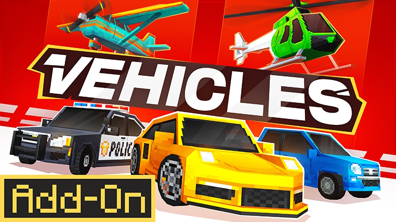 Vehicles Add-On on the Minecraft Marketplace by Asiago Bagels